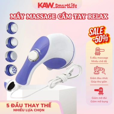 Máy Massage Cầm Tay Relax SWI Giảm mệt mỏi, đau vai gáy, tan mỡ bụng - Đùi, Giá chỉ 268.000đ