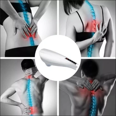 Máy Massage Cầm Tay Sạc Pin 6 Đầu Đấm Lưng - Thư Giãn, Giảm Đau, Giá 295.000₫
