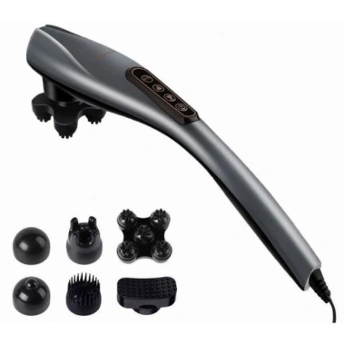 Máy Massage Cầm Tay Sạc Pin 6 Đầu Đấm Lưng - Thư Giãn, Giảm Đau, Giá 295.000₫