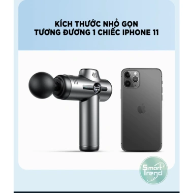 Máy massage cầm tay SMART 32 mức lực đấm mạnh, giảm đau cổ vai gáy, 299.000đ
