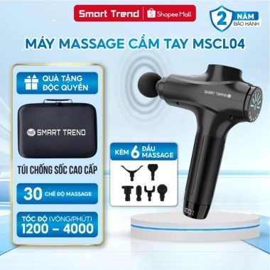 Máy massage cầm tay Smartrend MSCL04 6 đầu 30 chế độ, cỡ lớn đấm lưng mạnh - 1,330,000₫