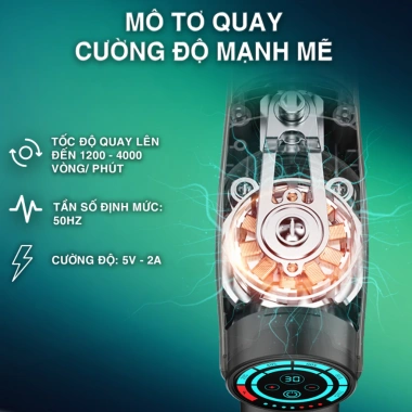 Máy massage cầm tay Smartrend MSCL04 6 đầu 30 chế độ, cỡ lớn đấm lưng mạnh - 1,330,000₫ 3 Máy massage cầm tay Smartrend MSCL04 6 đầu 30 chế độ, cỡ lớn đấm lưng mạnh - 1,330,000₫ 3