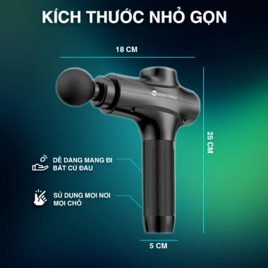 Máy massage cầm tay Smartrend MSCL04 6 đầu 30 chế độ, cỡ lớn đấm lưng mạnh - 1,330,000₫