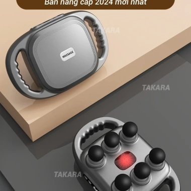 Máy massage cầm tay Takara YM‑K60 6 đầu, 9 chế độ, 9 cấp độ – giảm 22% chỉ 281.000₫
