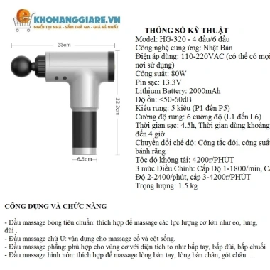 Máy Massage Cầm Tay Toàn Thân 6 Chế Độ Pin Sạc Trị Nhức Mỏi Cơ Itechcare 129k 3 Máy Massage Cầm Tay Toàn Thân 6 Chế Độ Pin Sạc Trị Nhức Mỏi Cơ Itechcare 129k 3