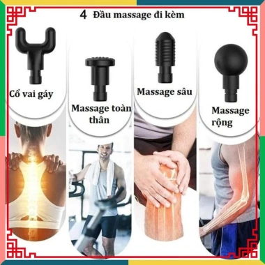 Máy Massage Cầm Tay Toàn Thân 6 Chế Độ Pin Sạc Trị Nhức Mỏi Cơ Itechcare 129k