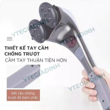 Máy massage cầm tay toàn thân nâng cao - Giảm đau nhức, mỏi dãn cơ, kèm quà tặng tăm chỉ - Giá chỉ 1.29 triệu