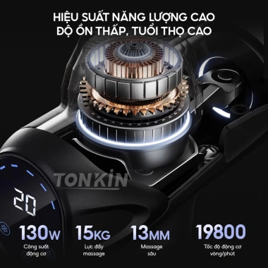 Máy massage cầm tay TonKin TK1-2.026 chính hãng 99 cấp độ, 3 chế độ chuyên sâu cho cổ, vai, gáy – Giá 399.000₫
