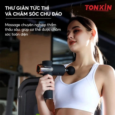 Máy massage cầm tay Tonkin TK1 3 chế độ 99 cấp độ – Toàn thân cổ vai gáy giảm giá 419.000₫