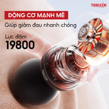 Máy massage cầm tay Tonkin TK1 3 chế độ 99 cấp độ – Toàn thân cổ vai gáy giảm giá 419.000₫