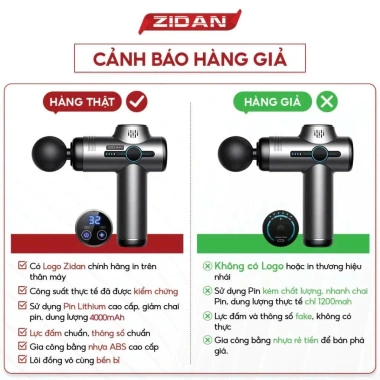 Máy massage cầm tay V1 ZiDan 99 chế độ - 29.800 vòng/phút, Pin 4.000mAh, Bảo hành 24t, Giá 380.000 VND