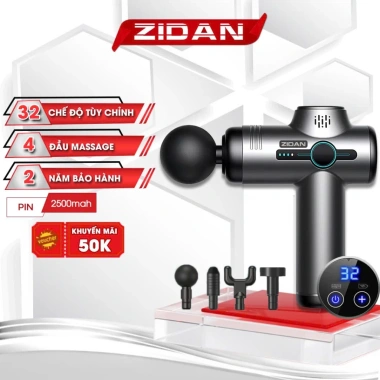 Máy massage cầm tay V1 ZiDan 99 chế độ - 29.800 vòng/phút, Pin 4.000mAh, Bảo hành 24t, Giá 380.000 VND