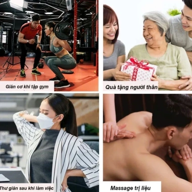 Máy Massage Cầm Tay Wisezen 99 Cấp Độ 8 Đầu LED - Chính Hãng, Giá Ưu Đãi 319k
