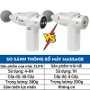 Máy massage cầm tay Z668 - Súng mát xa toàn thân 12 đầu 99 cấp độ màn LED 219k 3