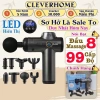 Máy massage cầm tay Z668 - Súng mát xa toàn thân 12 đầu 99 cấp độ màn LED 219k 10