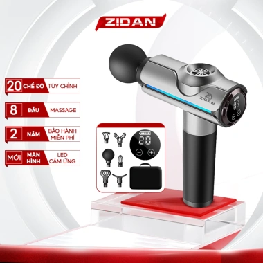 Máy massage cầm tay ZiDan không chổi than, lực đấm siêu mạnh, pin 4.000mAh - 810.000₫