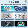 Máy massage cầm tay ZLIFE Z658 - 8 đầu, 99 cấp độ, màn LED, giá chỉ 219.000₫ 2