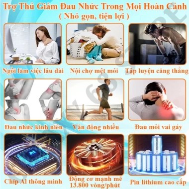Máy Massage Cầm Tay Zlife Z658 99 Cấp Độ Giảm Đau Nhức Mỏi - Giá 219.000₫ 2 Máy Massage Cầm Tay Zlife Z658 99 Cấp Độ Giảm Đau Nhức Mỏi - Giá 219.000₫ 2