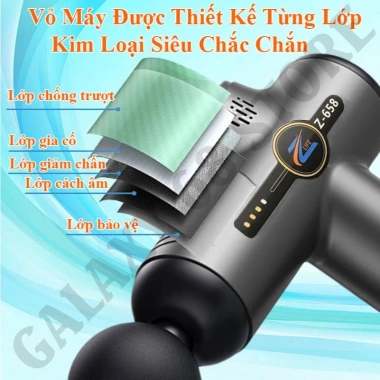 Máy Massage Cầm Tay Zlife Z658 99 Cấp Độ Giảm Đau Nhức Mỏi - Giá 219.000₫