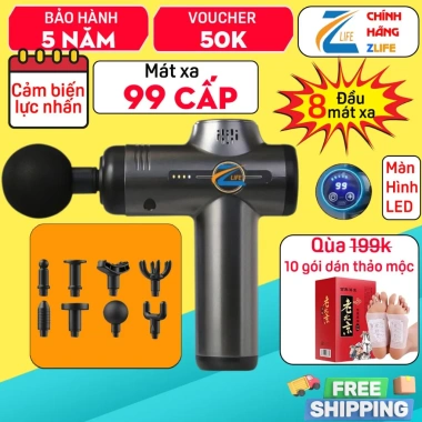 Máy massage cầm tay ZLIFE Z658 - Súng mini mát xa toàn thân, giảm giá 400.000₫