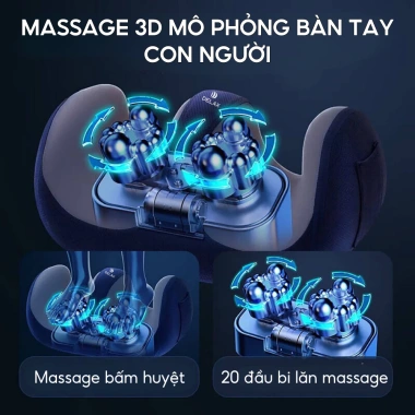 Máy Massage Chân DELAX Bấm Huyệt 3 Chế Độ Tự Động - Giá 599k Dân Văn Phòng Người Lớn Tuổi 3