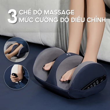 Máy Massage Chân DELAX Bấm Huyệt 3 Chế Độ Tự Động - Giá 599k Dân Văn Phòng Người Lớn Tuổi 4