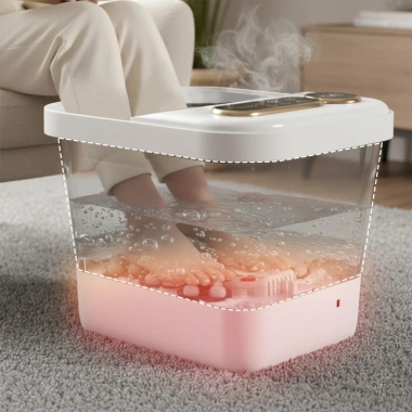 Máy massage chân Wisezen tự làm nóng, chống giật, massage 3D ưu đãi 1.069.000đ