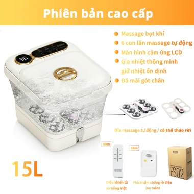 Máy massage chân Wisezen tự làm nóng, chống giật, massage 3D ưu đãi 1.069.000đ