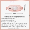 Máy massage chườm ấm giảm đau kinh nguyệt, ấm tử cung cho phụ nữ, bảo hành 12 tháng 5