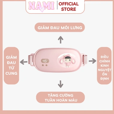 Máy massage chườm ấm giảm đau kinh nguyệt, ấm tử cung cho phụ nữ, bảo hành 12 tháng 8