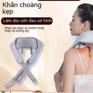 Máy Massage Cổ Vai Gáy 6D - Gối Thư Giãn Văn Phòng, Giảm Đau Người Cao Tuổi 8