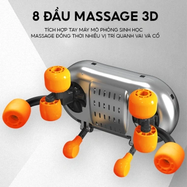 Máy Massage Cổ Vai Gáy 8 Đầu 3D Chườm Ấm Giảm Mệt Mỏi Trị Liệu MMC05 699.000 VND