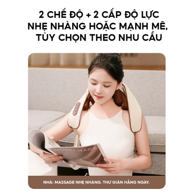 Máy Massage Cổ Vai Gáy 8 Đầu 3D Chườm Ấm Giảm Mệt Mỏi Trị Liệu MMC05 699.000 VND 3 Máy Massage Cổ Vai Gáy 8 Đầu 3D Chườm Ấm Giảm Mệt Mỏi Trị Liệu MMC05 699.000 VND 3