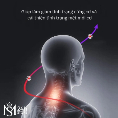 Máy Massage Cổ Vai Gáy 9 Đầu Xung Điện Nén Nóng 42°C - Giảm Giá 279k 8