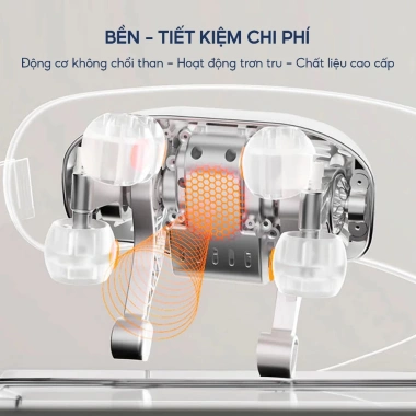 Máy Massage Cổ Vai Gáy Bumas M3 Plus - 8 điểm chạm, chườm ấm, điều chỉnh linh hoạt, giảm giá 20% chỉ 1.935.000₫