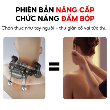 Máy Massage Cổ Vai Gáy DELAX 8 Đầu Chườm Ấm - Giảm Mệt Mỏi, Trị Liệu Hiệu Quả 6 Máy Massage Cổ Vai Gáy DELAX 8 Đầu Chườm Ấm - Giảm Mệt Mỏi, Trị Liệu Hiệu Quả 6