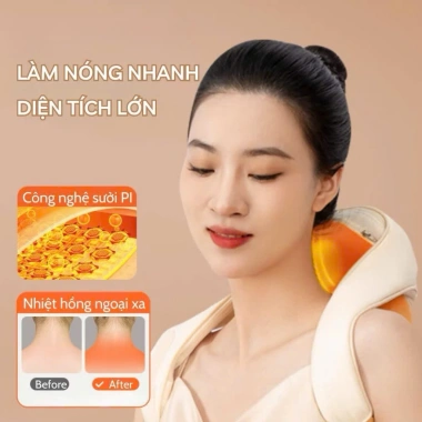 Máy Massage Cổ Vai Gáy Lưng Cao Cấp GAX-8D 8 Đầu Xoa Bóp - Giá Ưu Đãi 1.317.220₫