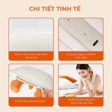 Máy Massage Cổ Vai Gáy Lưng Cao Cấp GAX-8D 8 Đầu Xoa Bóp - Giá Ưu Đãi 1.317.220₫