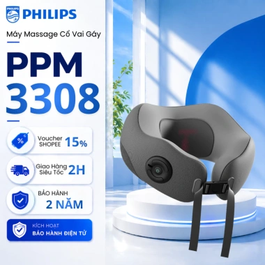 Máy Massage Cổ Vai Gáy PHILIPS 3.304 Sóng 3D Chườm Ấm Cảm Biến - 3 Chế Độ - Giá Ưu Đãi 1,690,000₫ 6 Máy Massage Cổ Vai Gáy PHILIPS 3.304 Sóng 3D Chườm Ấm Cảm Biến - 3 Chế Độ - Giá Ưu Đãi 1,690,000₫ 6