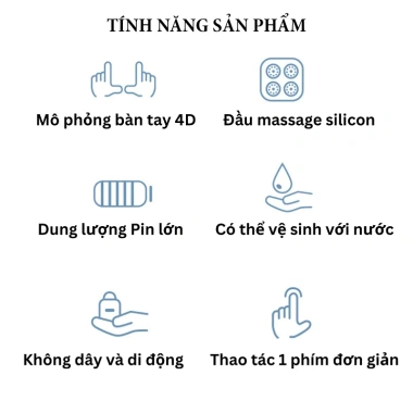 Máy massage đầu cổ vai gáy MEXI cầm tay - Giải tỏa căng thẳng, giảm mệt mỏi, giảm giá 21% chỉ 228.000đ 3