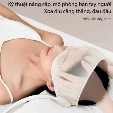 Máy massage đầu Lescolton massage mắt - Giảm đau mỏi, ngủ ngon, giá 785.000₫ 4