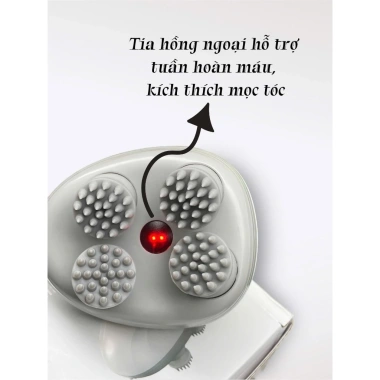 Máy Massage Đầu Mini 3 chế độ xoay 360 độ, chống nước, cầm tay - 259.000₫
