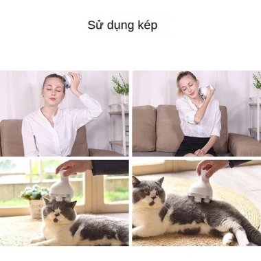 Máy massage đầu mini 3D đa năng, toàn thân, tăng lưu thông máu, thư giãn, chỉ 149.000₫ 8 Máy massage đầu mini 3D đa năng, toàn thân, tăng lưu thông máu, thư giãn, chỉ 149.000₫ 8