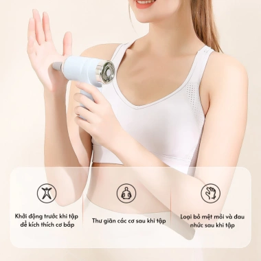 Máy massage Hiterry cầm tay 6 chế độ AI thông minh, mát xa toàn thân giảm căng cơ, BH 12 tháng – Giá 275.000 VND 8
