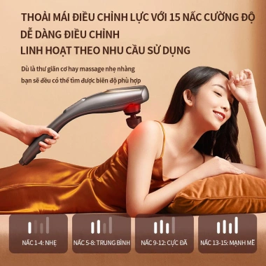 Máy massage không dây cầm tay - Mát Xa Cổ Vai Gáy Bụng Lưng Cánh tay, giảm giá 319k 2