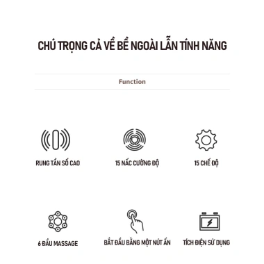 Máy massage không dây cầm tay - Mát Xa Cổ Vai Gáy Bụng Lưng Cánh tay, giảm giá 319k 8