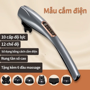 Máy massage không dây cầm tay - Mát Xa Cổ Vai Gáy Bụng Lưng Cánh tay, giảm giá 319k 10