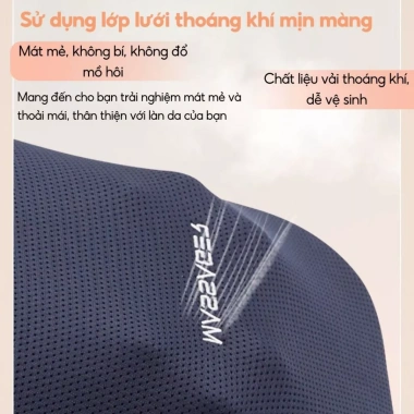 Máy Massage Lưng Cổ DELAX MSL04 Đa Điểm, Chạy Dọc Lưng, Chườm Nóng Hồng - 1.3 Triệu