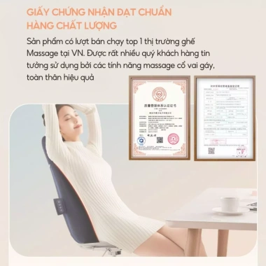 Máy Massage Lưng DELAX 3D Đa Điểm - Chườm Nóng Hồng Ngoại MSL04 1.309.000