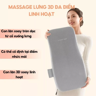 Máy Massage Lưng DELAX 3D Đa Điểm - Chườm Nóng Hồng Ngoại MSL04 1.309.000